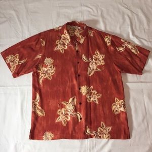 Tommy Bahama Men’s 100% Silk Shirt Large